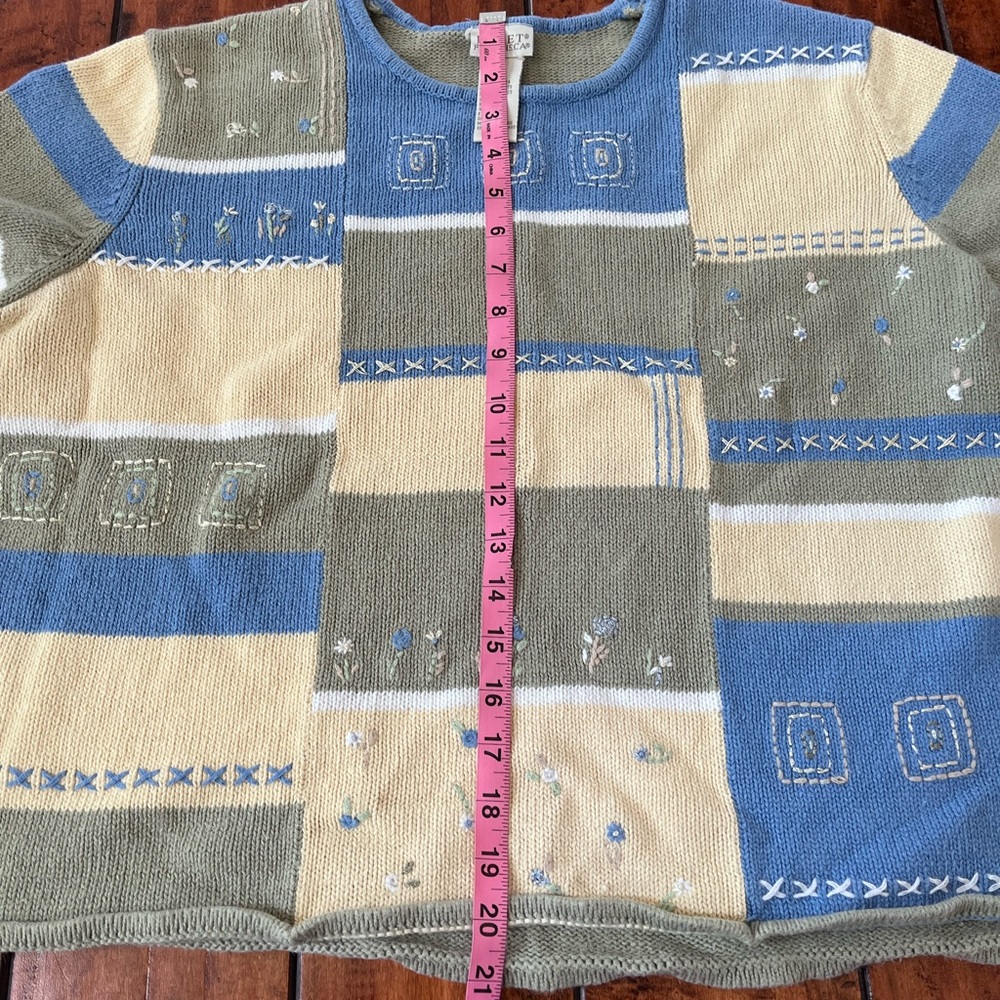 Plus Size Patchwork Spring Top - image 6